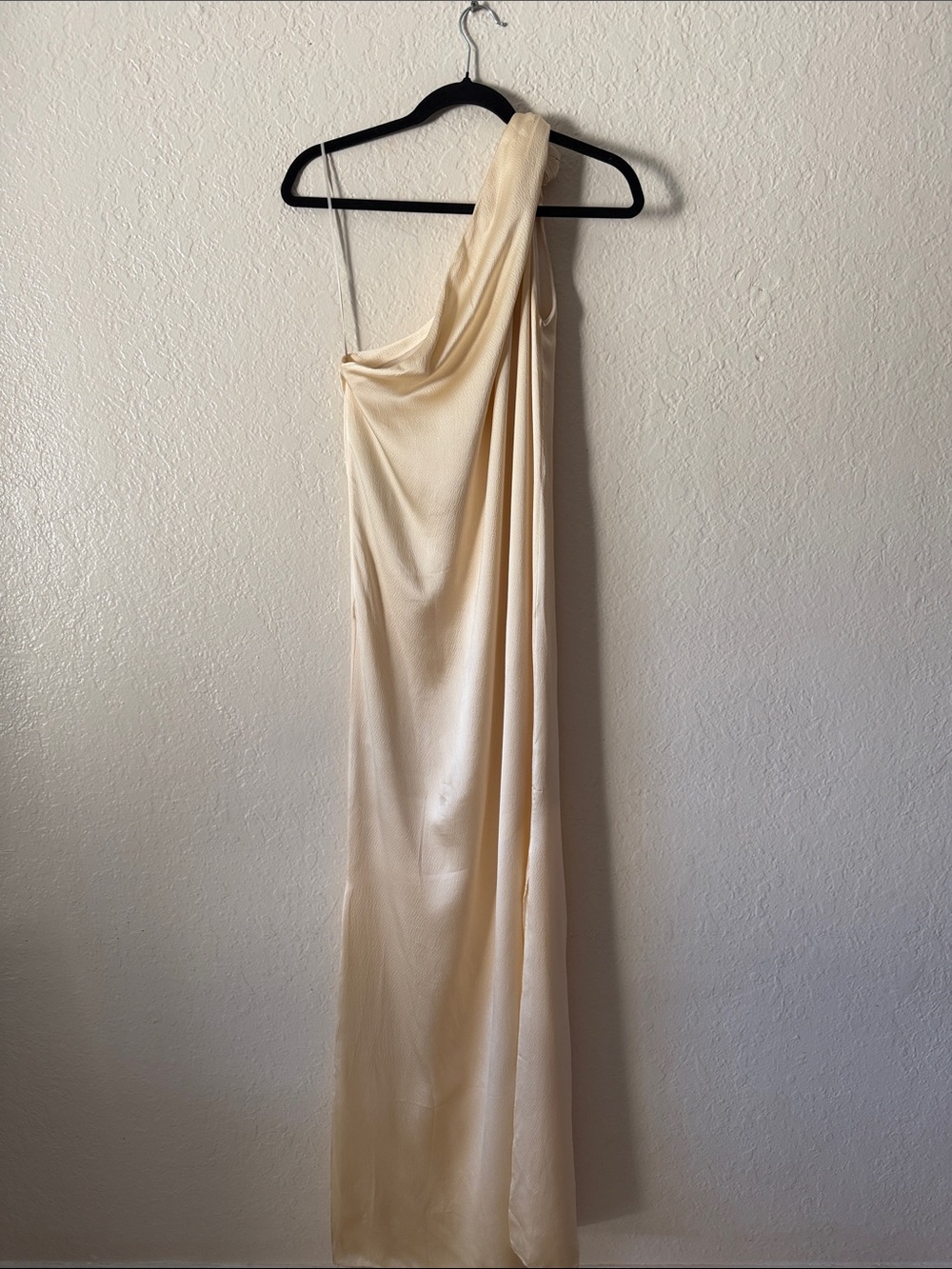 Johanna Ortiz 100% Silk Saree Way Of Life Maxi Dress Size 4 Ecru Elegant Classy - Picture 7 of 12